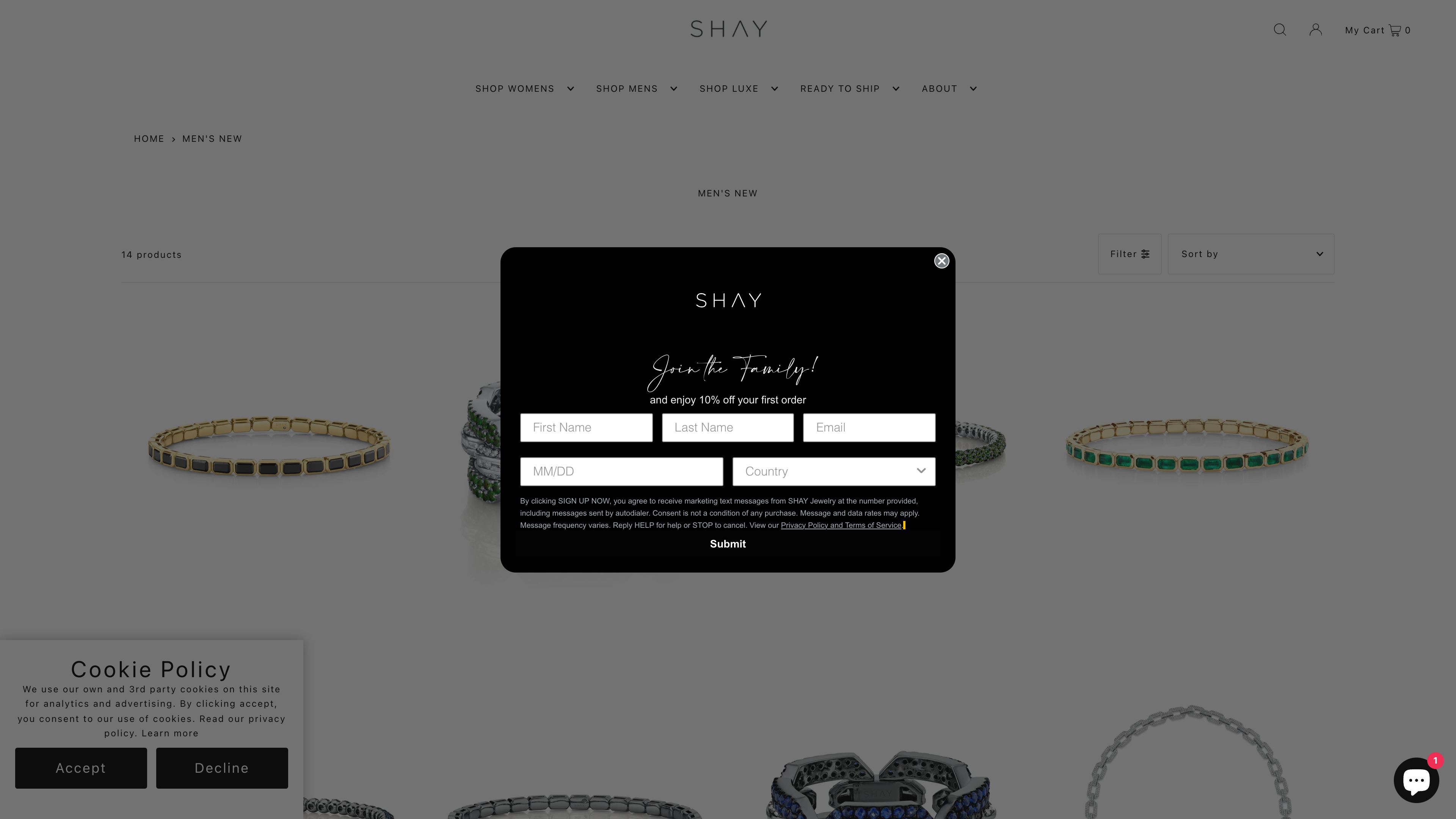 ShayJewelry.com: Unveiling Speed & Custom Elegance screenshot