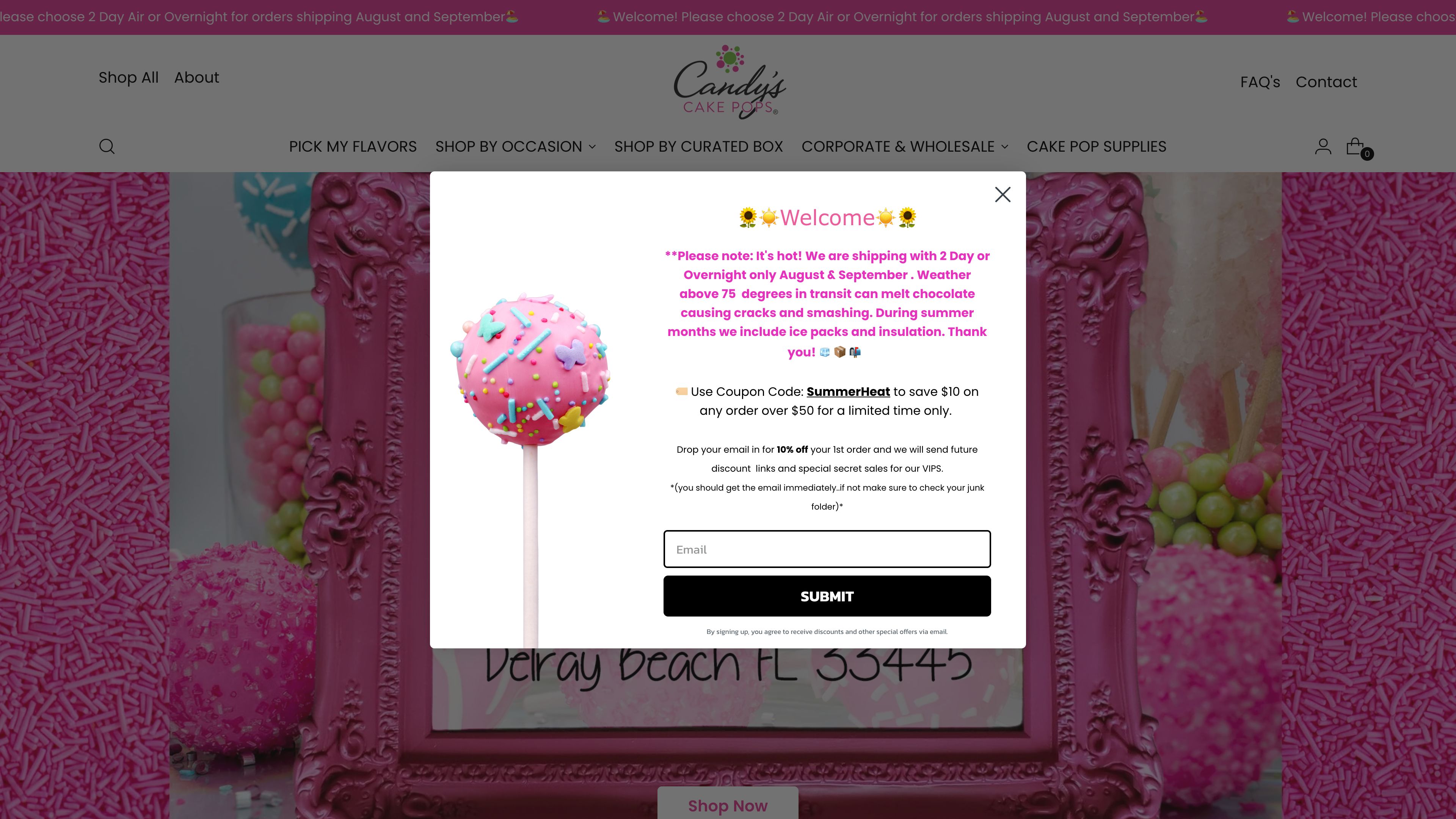 Candy's Cake Pops screenshot