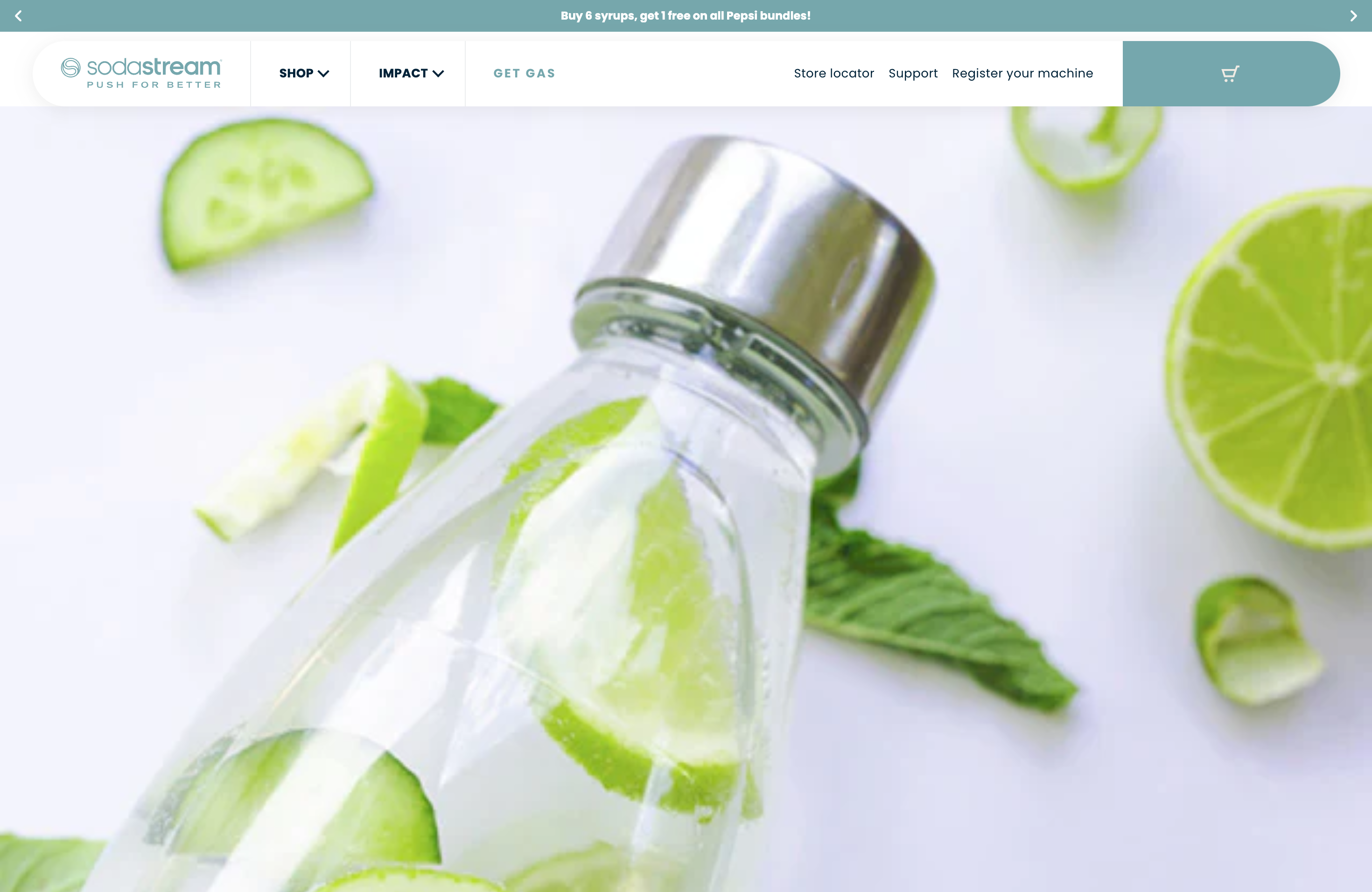 Sodastream NZ screenshot