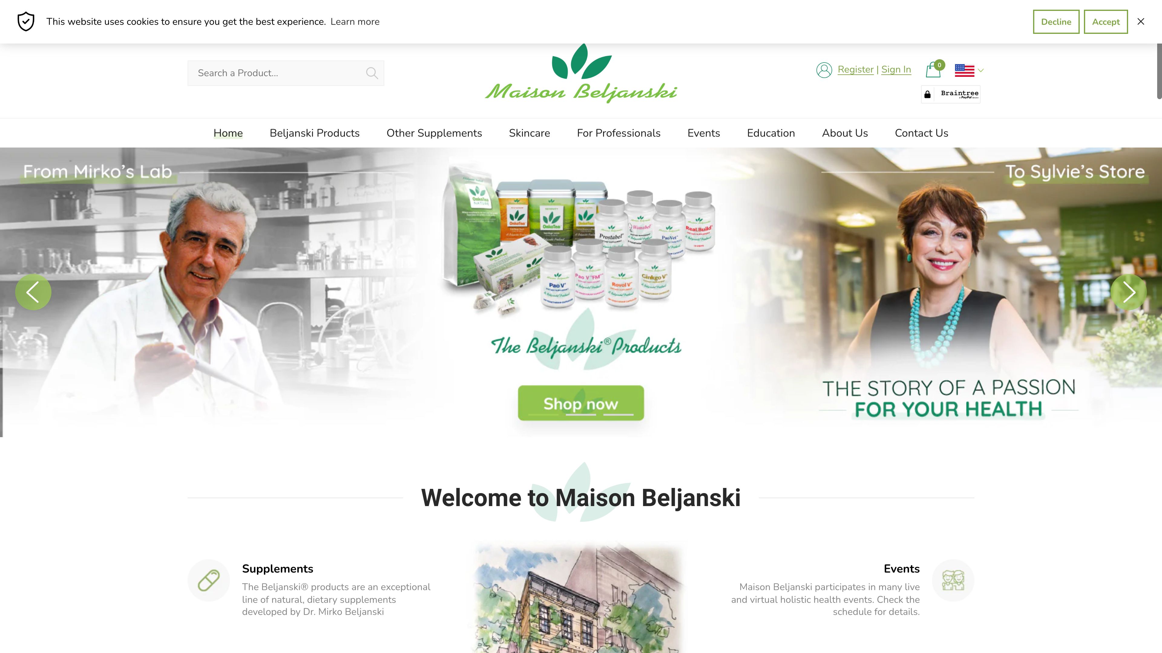 Maison Beljanski screenshot