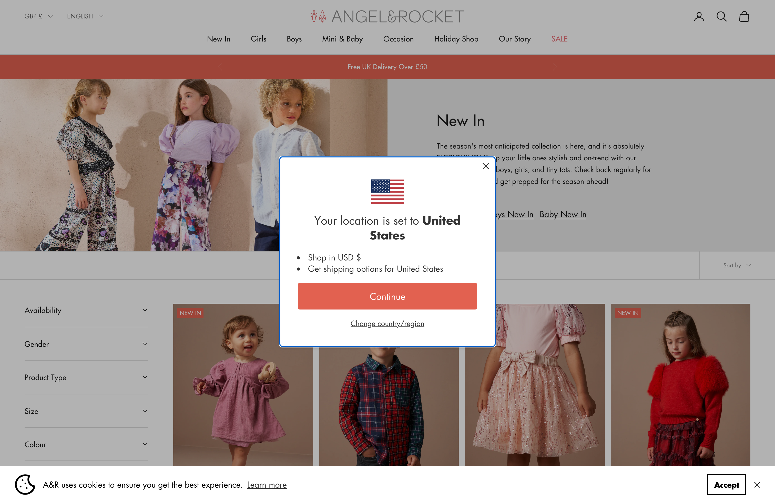 Angel & Rocket: WooCommerce to Shopify Migration and Build screenshot