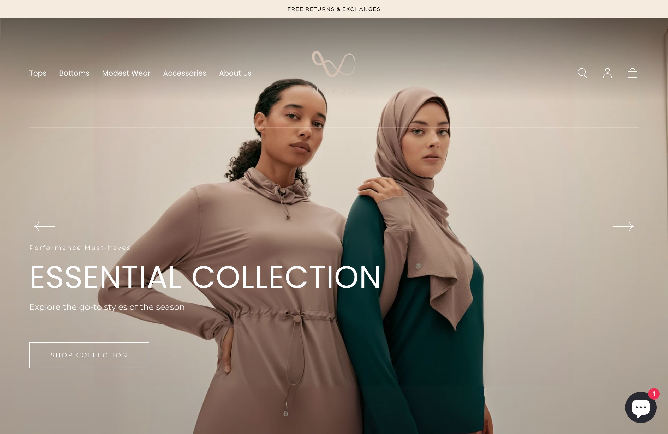 Numod Active | New Website Build | Shopify 2.0  screenshot