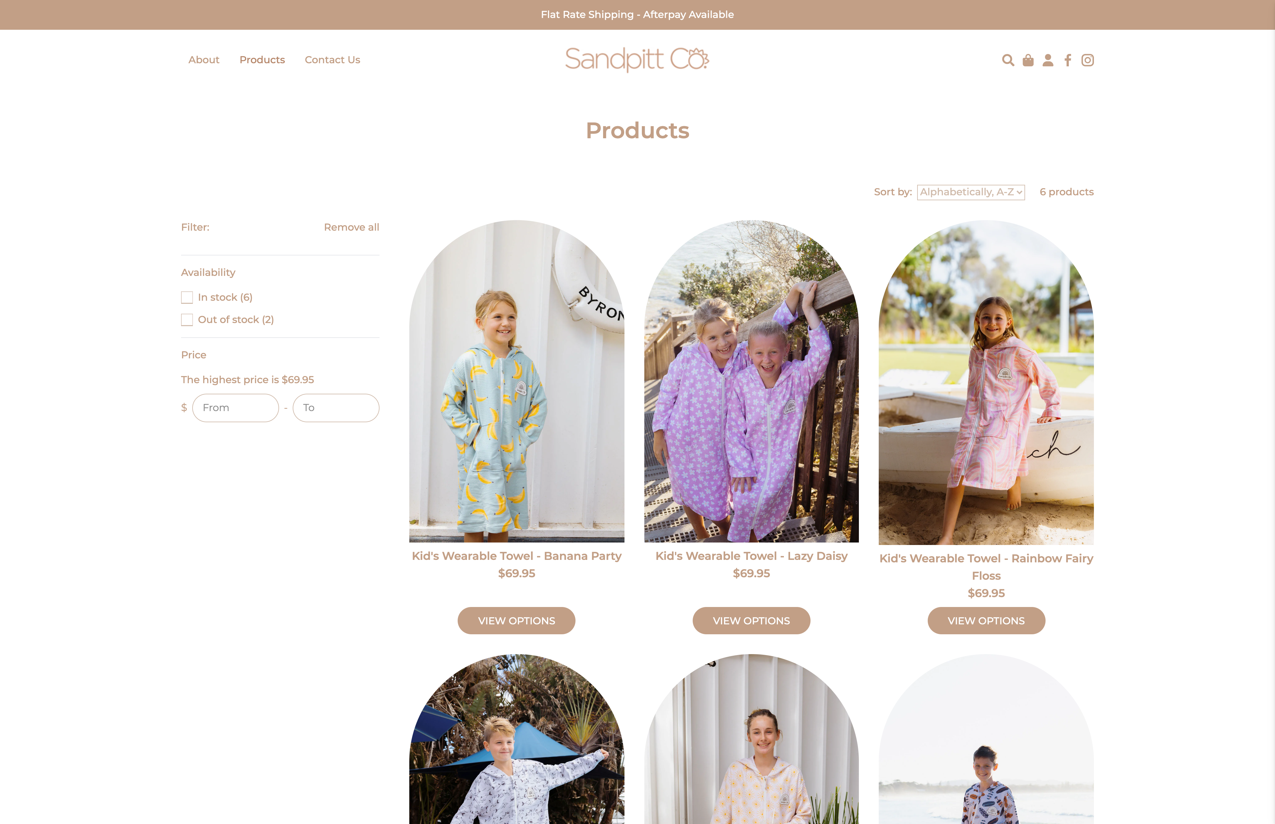 Sandpitt Co | Theme Development & Wholesale Functionality screenshot