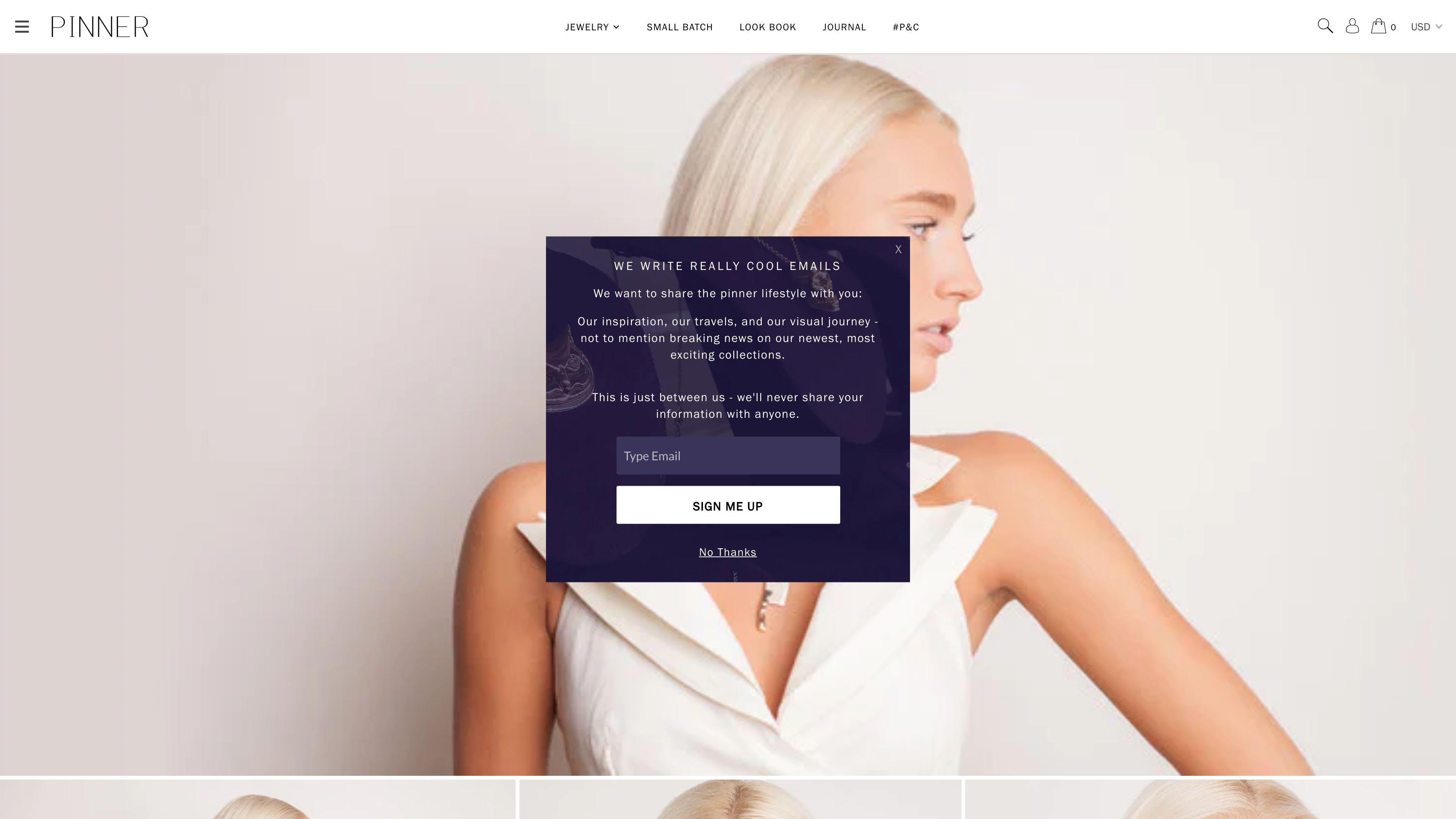 Custom Shopify Design & Development for Pinner & Co. screenshot