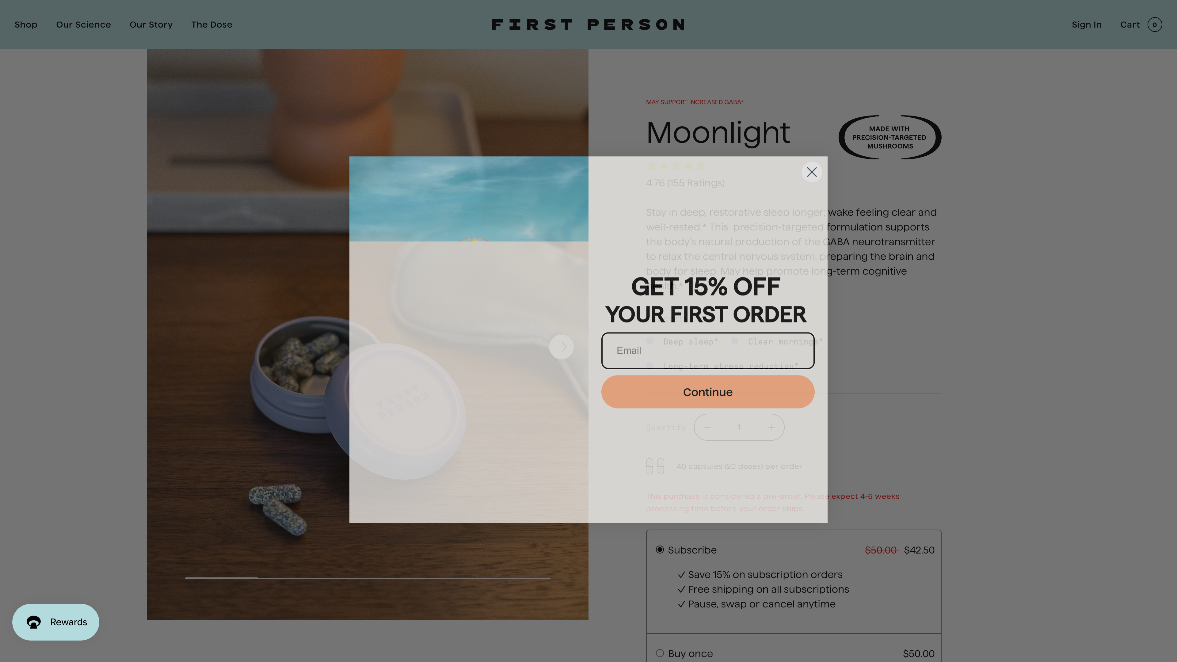 First Person Shopify Plus Theme Optimization screenshot