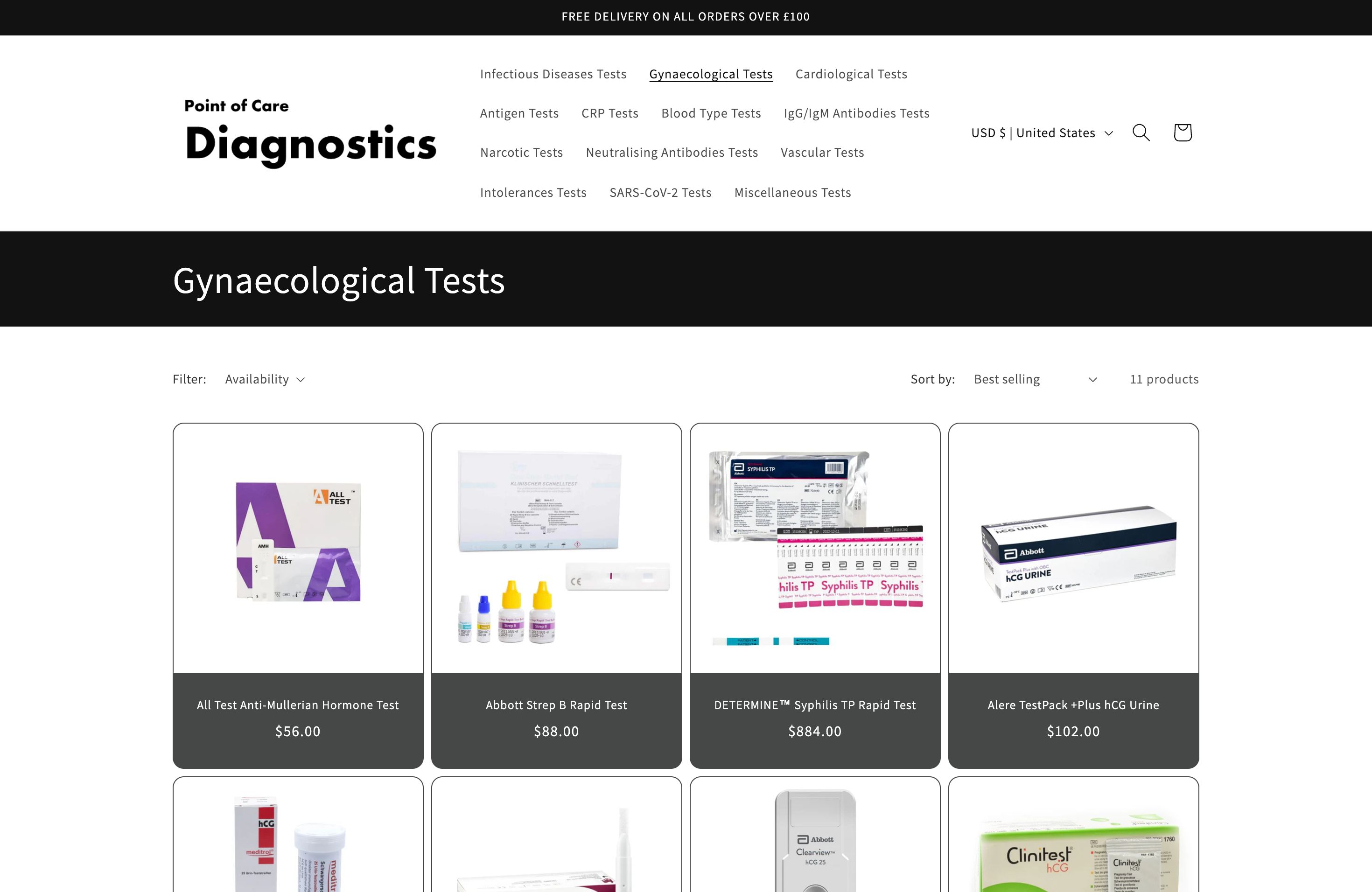 Point of Care Diagnostics screenshot