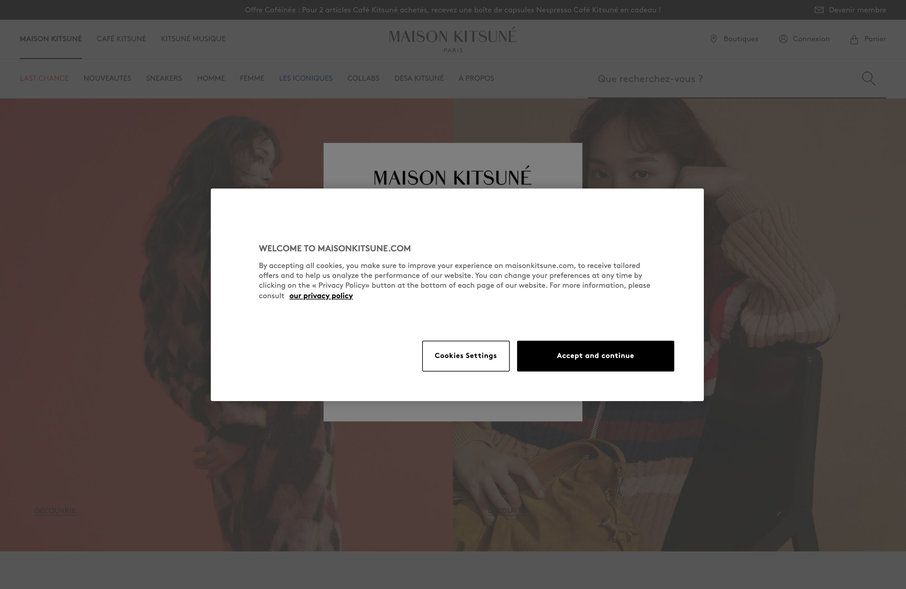 Maison Kitsuné screenshot