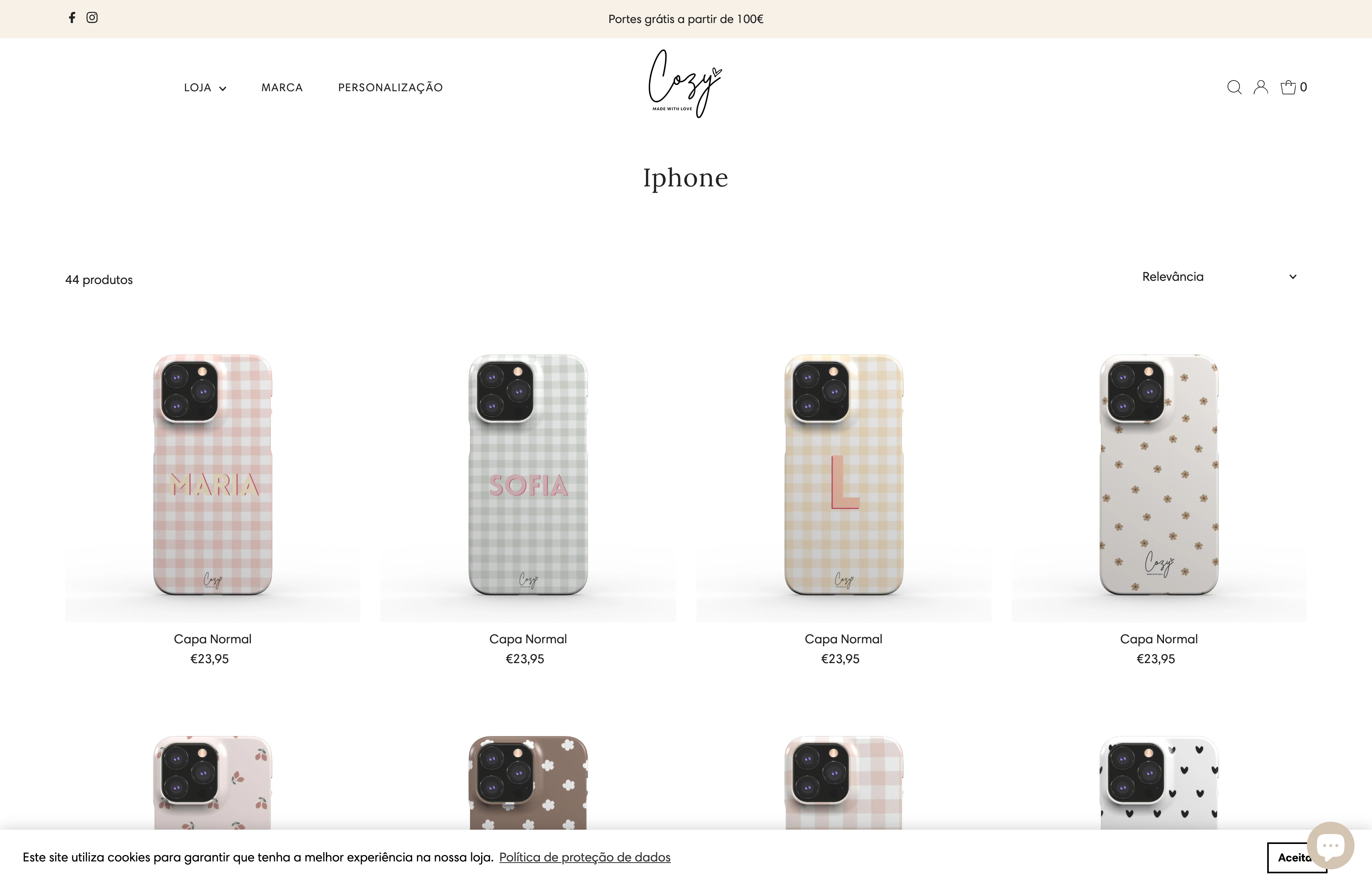 COZY | PERSONALIZED PRODUCTS screenshot