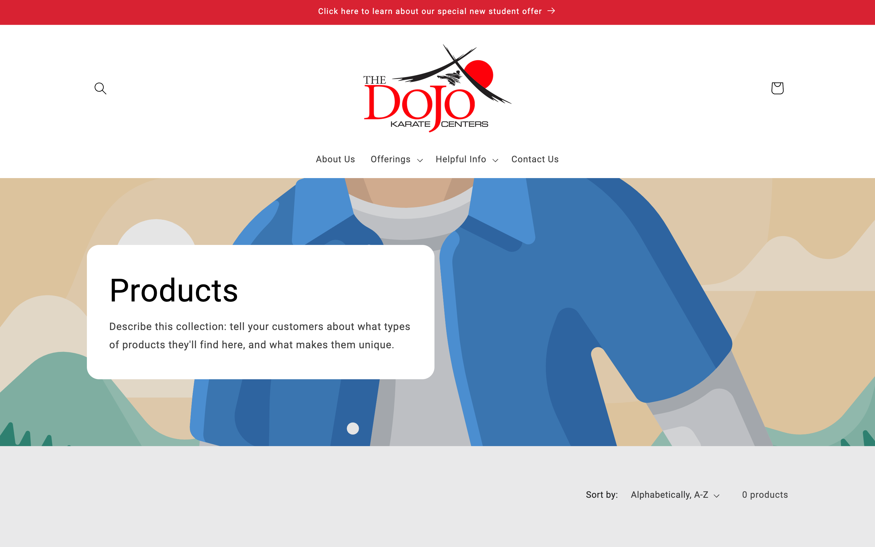 Dojo Karate website redesign, rebranding + ongoing design support  screenshot