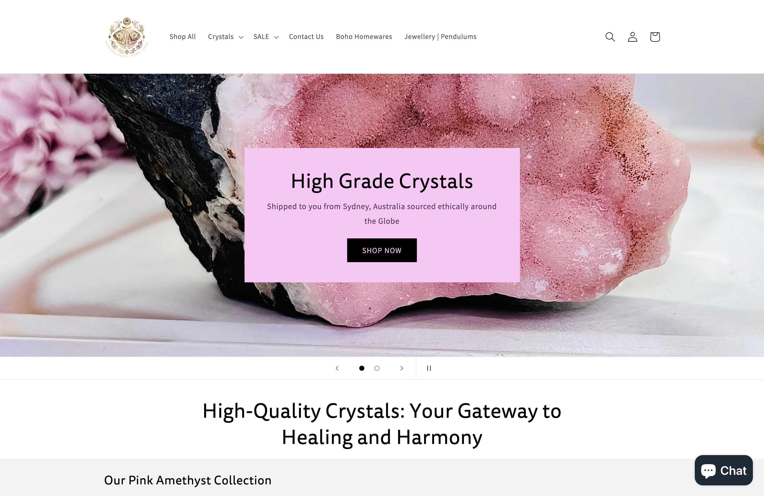 Health/Wellness: Crystal Shop  screenshot