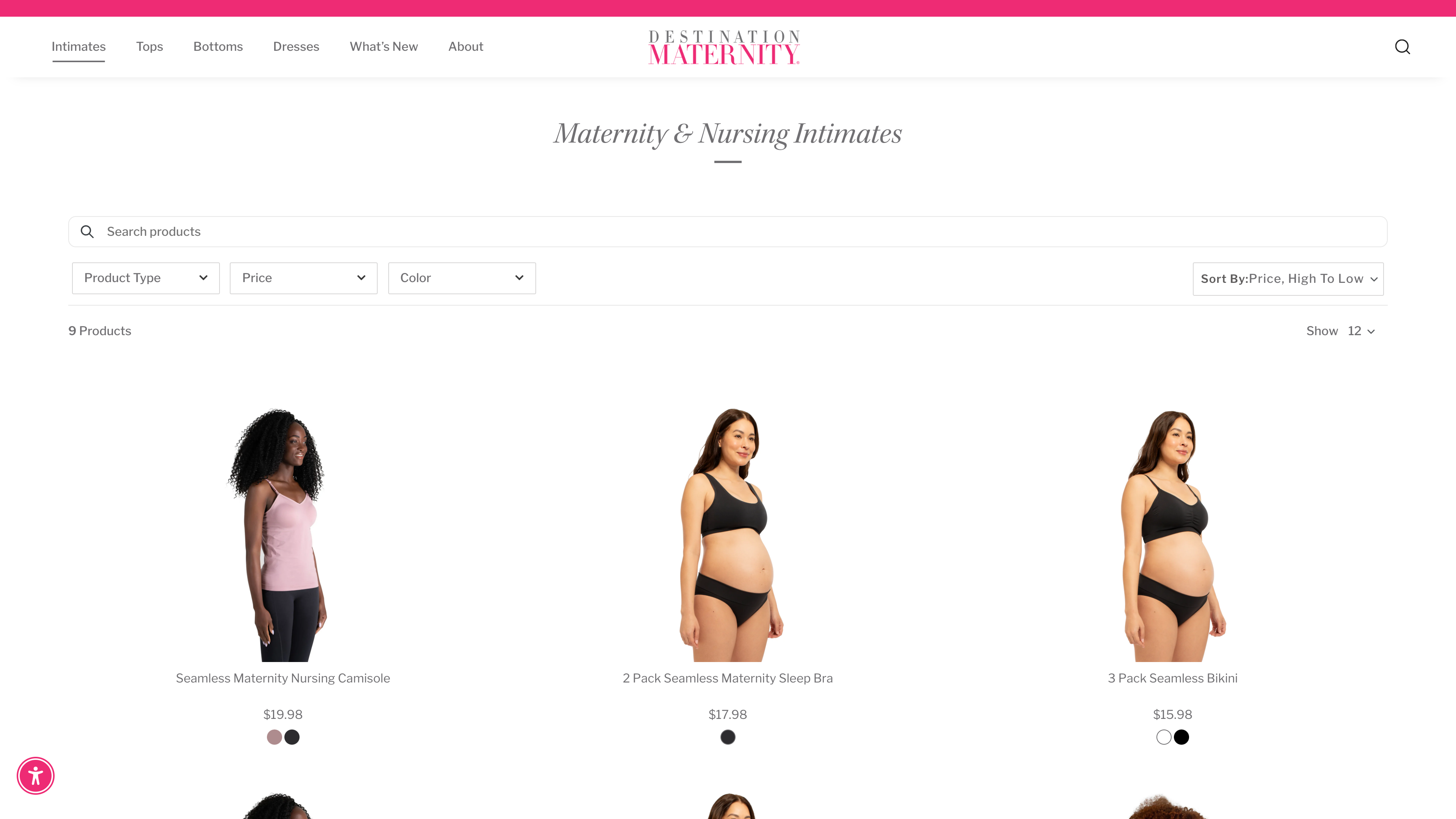 Destination Maternity - SEO, Theme and Website Development screenshot