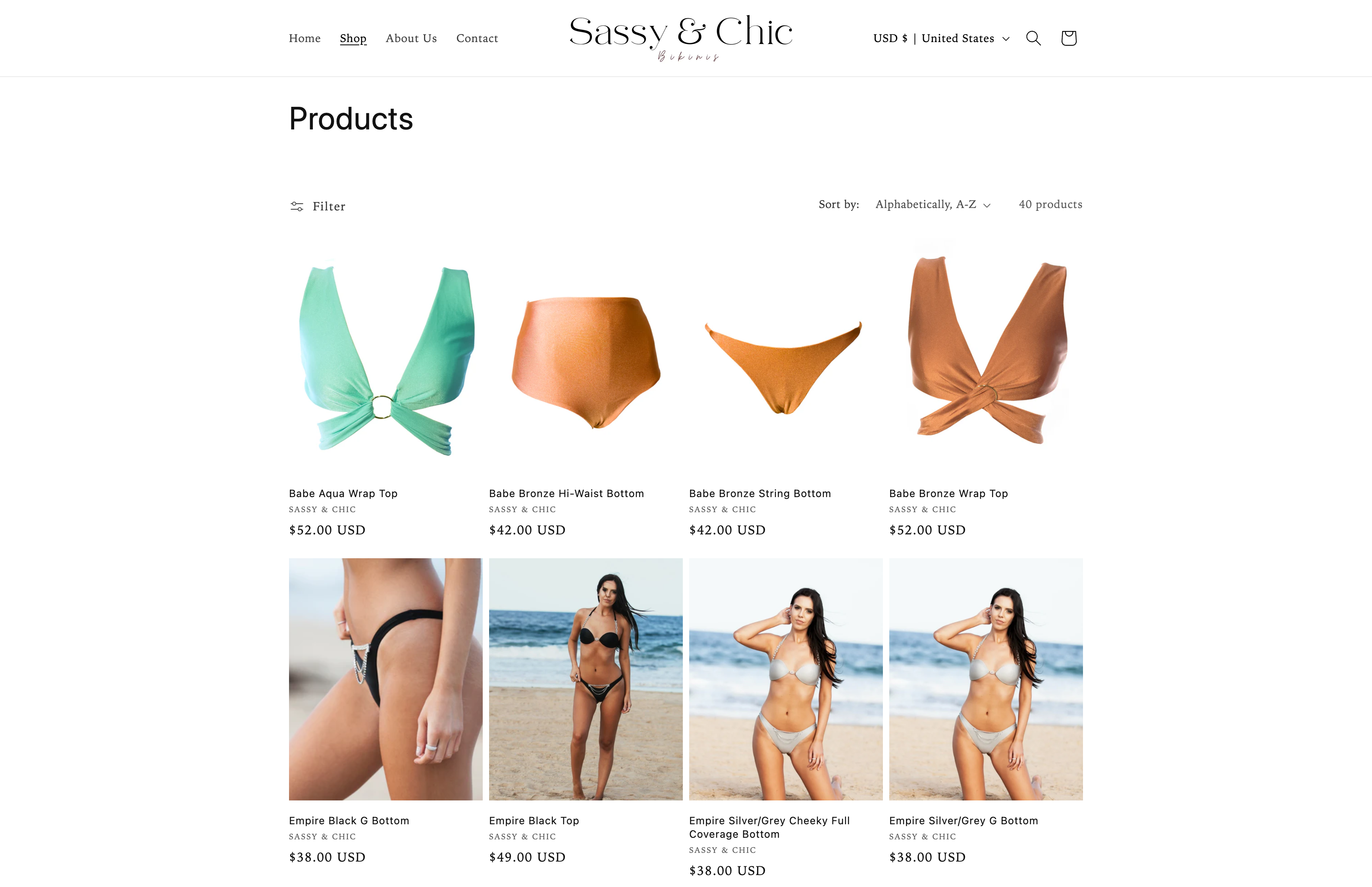 Clothing: Bikini Brand screenshot