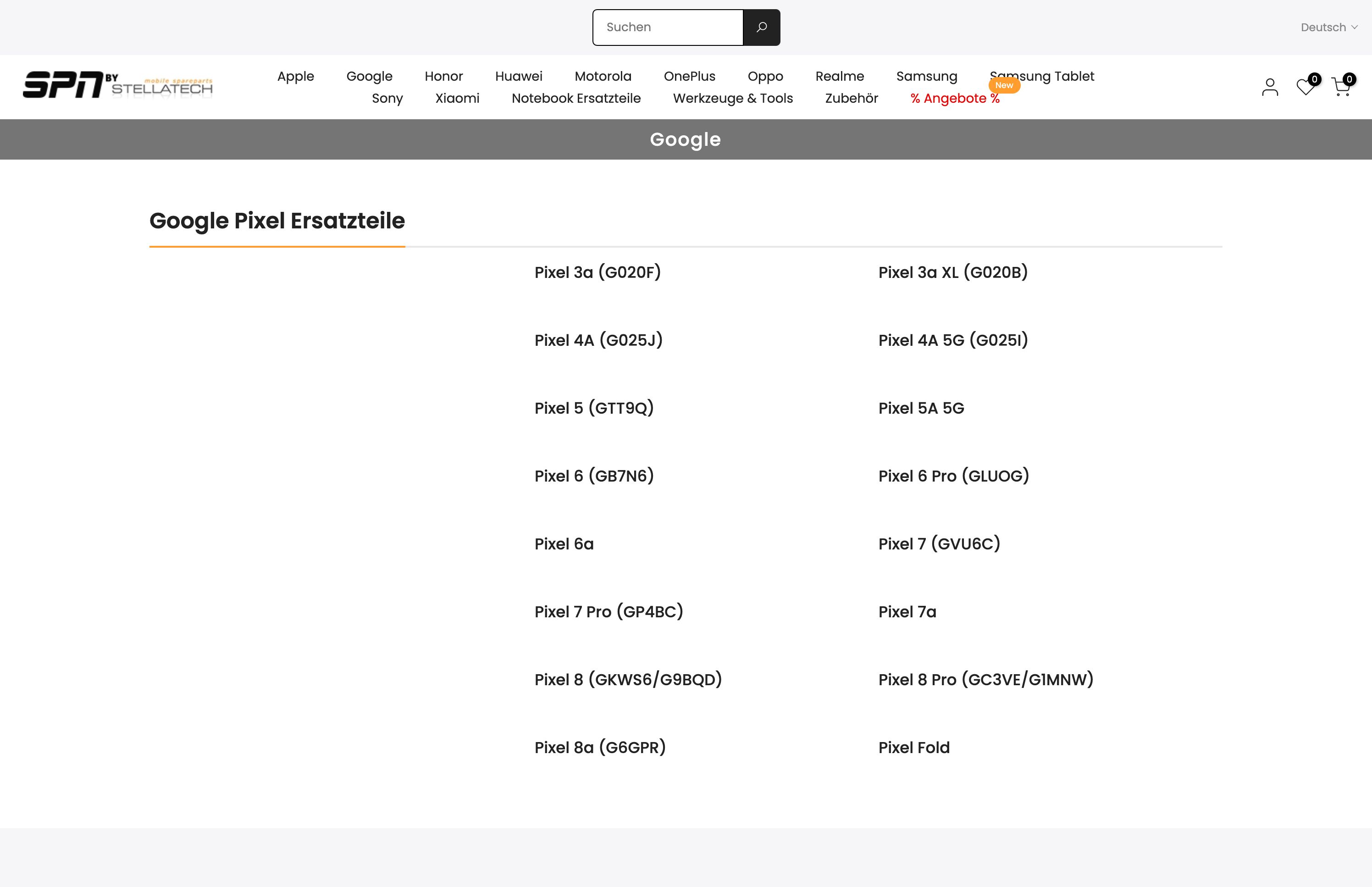 Migration von Shopware und Umsetzung B2B Features – spn.parts screenshot