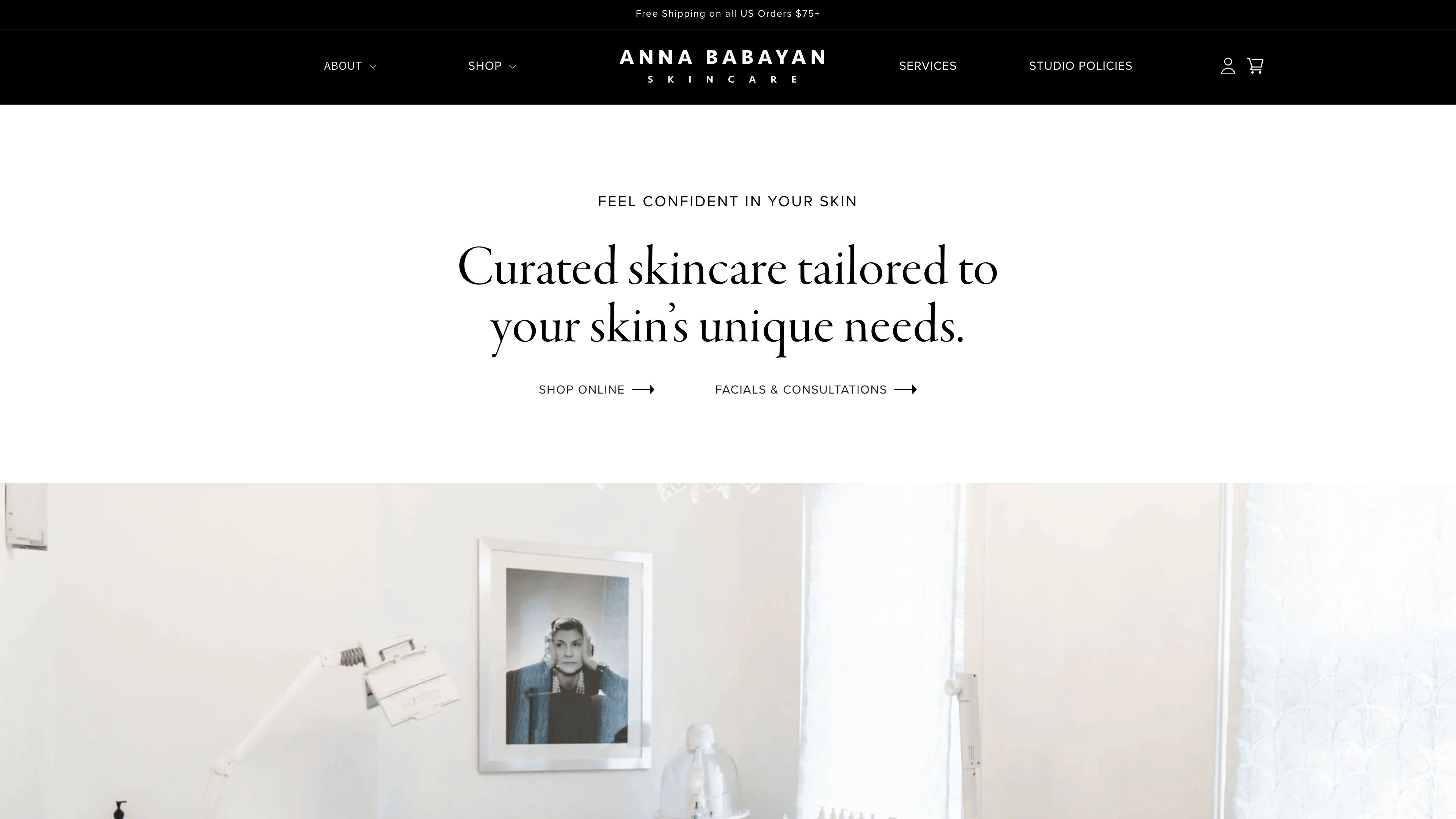 Anna Babayan Skincare screenshot