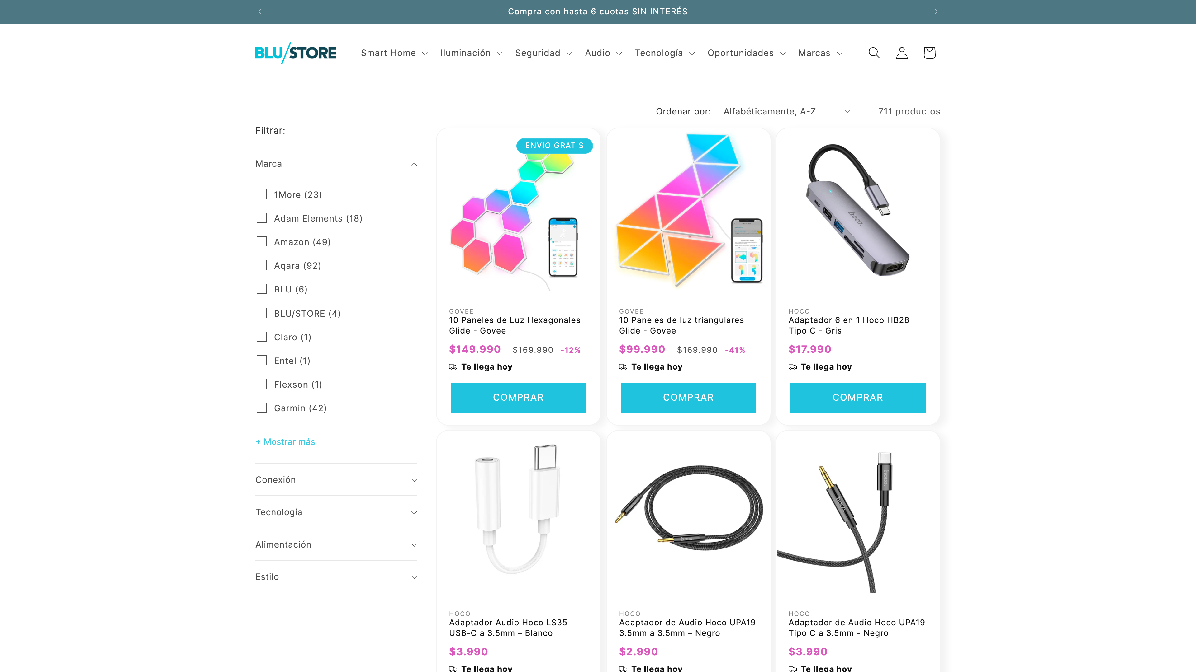 Blustore screenshot