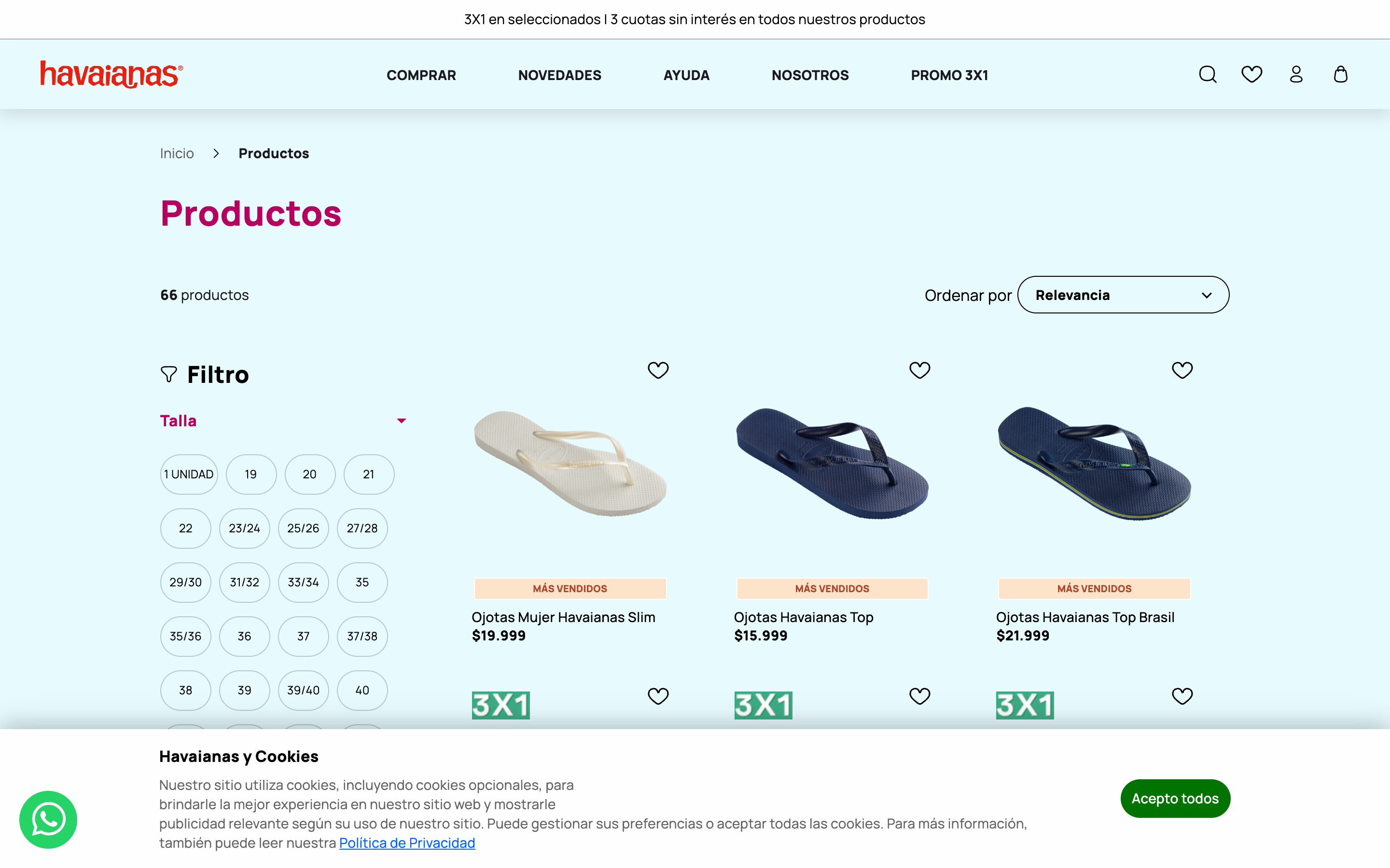 Havaianas screenshot